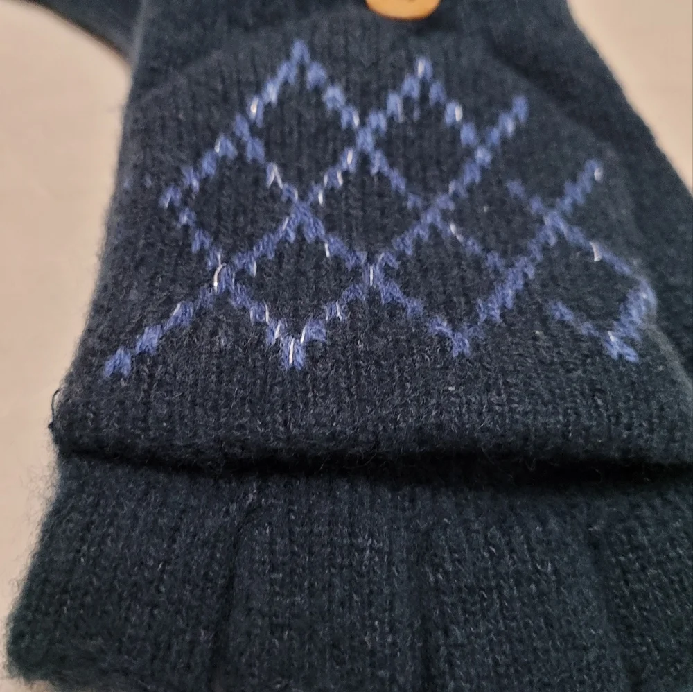 Steve Madden flip top convertible fingerless  gloves OS